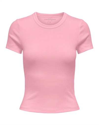 Only - ONLVal Life O-Neck T-Shirt - Romance Rose 